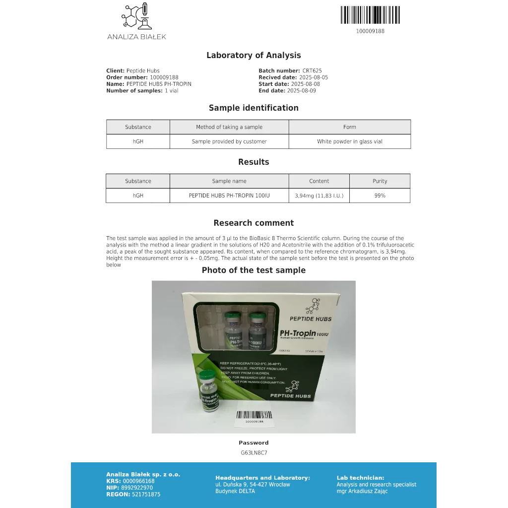 PH-Tropin 100 IU PH-Tropin 100 IU