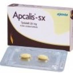Apcalis SX - Tadalafil - Ajanta Pharma, India